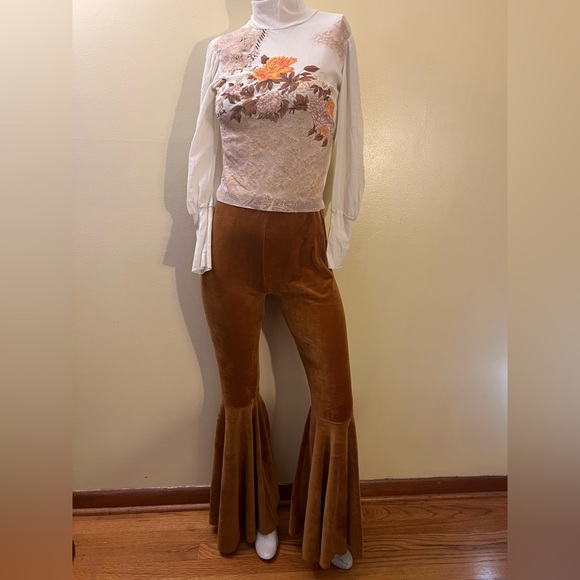 Mother Hustler Big A$$ Bell Bottom Velvet Pants - Picture 3 of 12